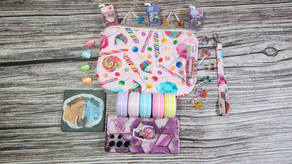 Clutch Pouch Wristlet | Horror Clown Or Sweet Treats |
