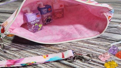 Clutch Pouch Wristlet | Horror Clown Or Sweet Treats |