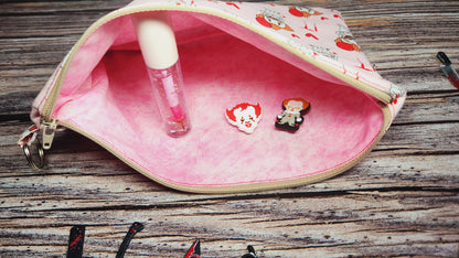 Clutch Pouch Wristlet | Horror Clown Or Sweet Treats |