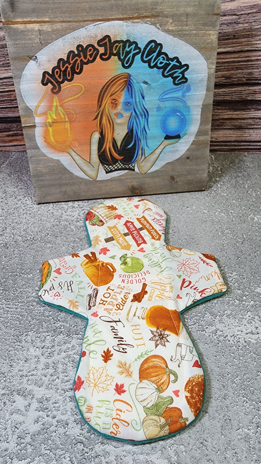 12", 14", or 16" Mega Cloth Pads | Heavy & Super Absorbency | Choose your length | 3.25" Wide Snapped Width |