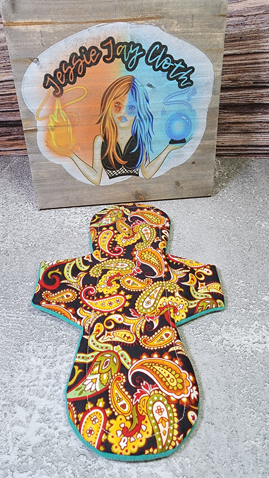 12", 14", or 16" Mega Cloth Pads | Heavy & Super Absorbency | Choose your length | 3.25" Wide Snapped Width |