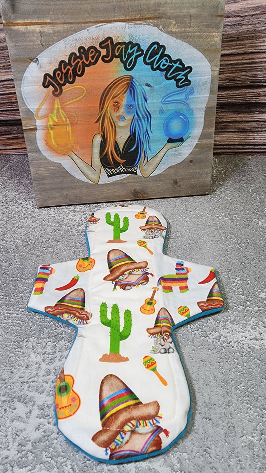 12", 14", or 16" Mega Cloth Pads | Heavy & Super Absorbency | Choose your length | 3.25" Wide Snapped Width |