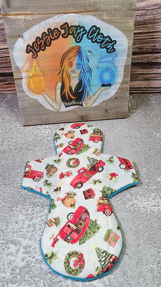 12", 14", or 16" Mega Cloth Pads | Heavy & Super Absorbency | Choose your length | 3.25" Wide Snapped Width |