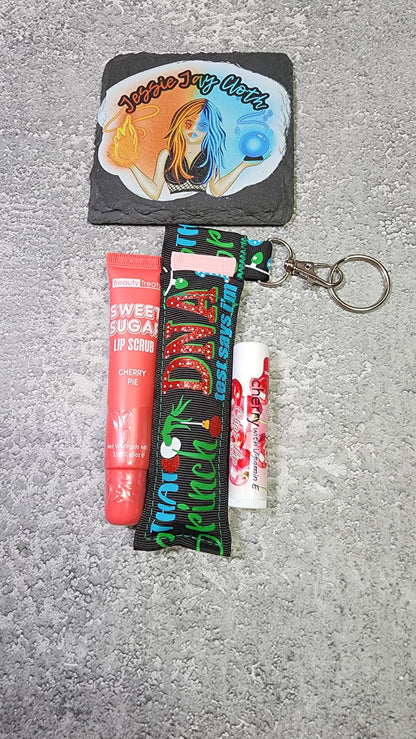 Lip Balm Holder | 100% that grinch | Can hold gloss/balm/sugar scrub up to 5.5" |
