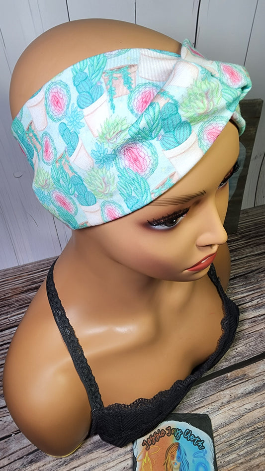 Adult Humor Plants | Medium 21" | RTS Cotton Lycra Head Band | Ready to ship | Peens & Vag
