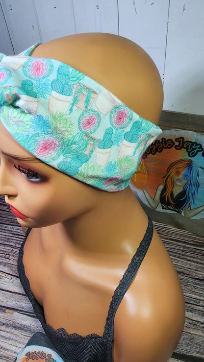 Adult Humor Plants | Medium 21" | RTS Cotton Lycra Head Band | Ready to ship | Peens & Vag