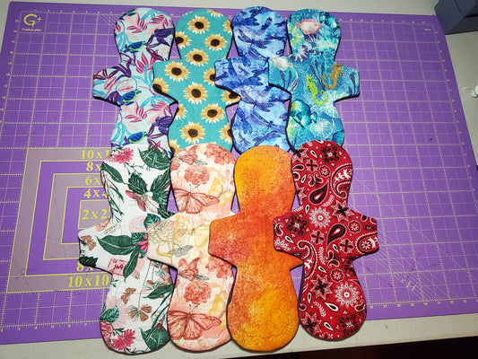 Flannel Sale | Mega Pad Shape | 12-20 inches | 3.25" Snapped Width | Wide Core