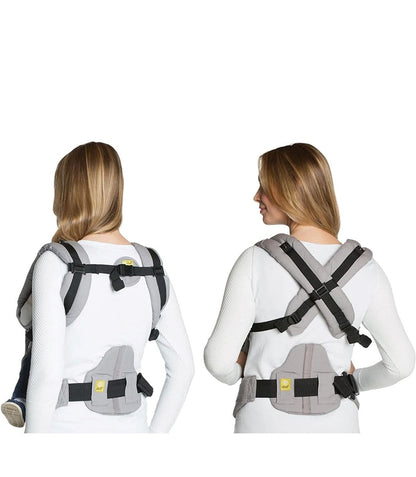 Lavender | LÍLLÉbaby Complete Embossed Six-Position 360° Ergonomic Baby and Child Carrier|  6 in 1 baby Carrier newborn to toddler
