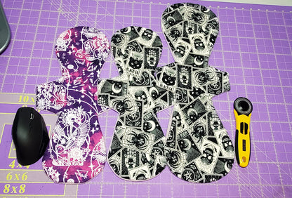 Flannel Sale | Mega Pad Shape | 12-20 inches | 3.25" Snapped Width | Wide Core