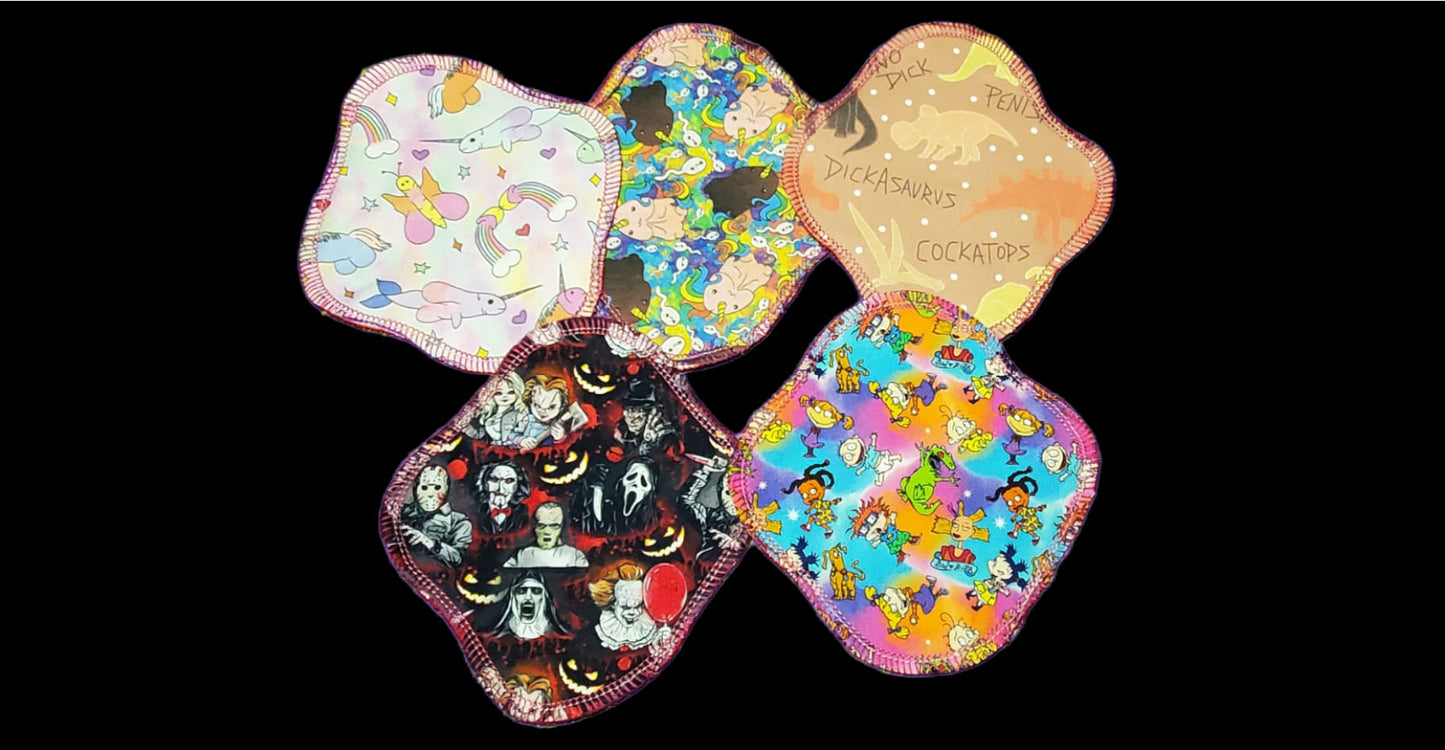 Custom Serged Panty Liners | 6/7/8/9/10/11/12/13/14/15/16 inches | Daily Liners for everyday freshness | Breathable