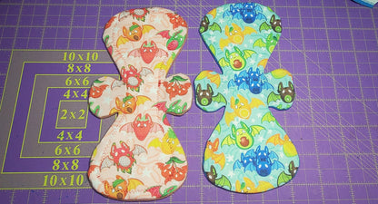 Embrace Custom Cloth Pad | WIDE FLARES |  10/12/14/16/18 | 3" Snapped Width