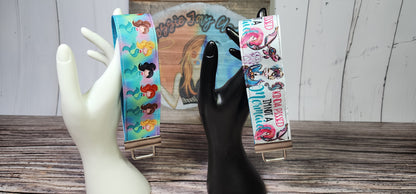 1.5 inch Wide Wristlet Key Fobs | Ribbon & Nylon | Choose your number