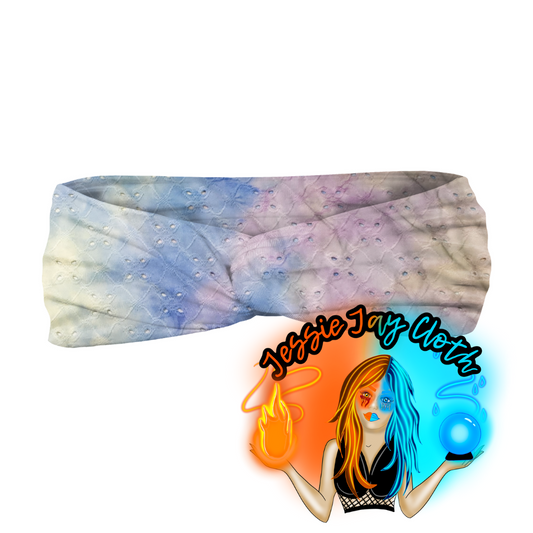 Frosting Eyelet Knit |Twist Knot Head Band | Custom Turban Head Band | 4 Sizes