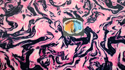 Exposed core or Regular | Custom Ultra Soft Minky | Classic Curvy Cloth Pad | 2.75" to 3"