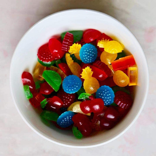 Tiny Fruit Snacks Soap  | Apple, Orange, Cherry, Strawberry, Pineapple, Grapes | Multi or Single Use Soaps |