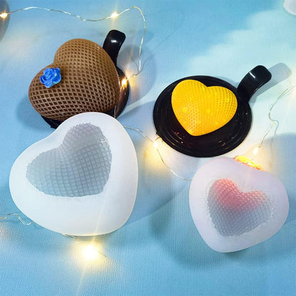 Custom Woven Diamond Heart | Choose Jelly or Regular Soap | Small or large Size