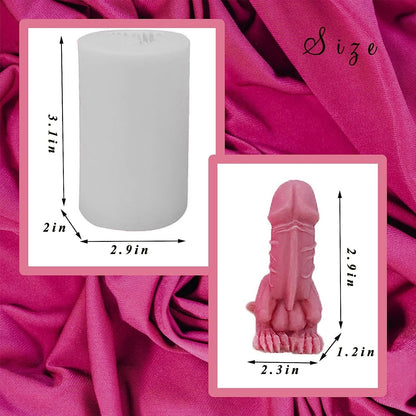 Custom Dino Penis Gag Gift Soap | Peen, Dick, Adult Humor | 2.9" x 2.3" Jelly or Regular Soap