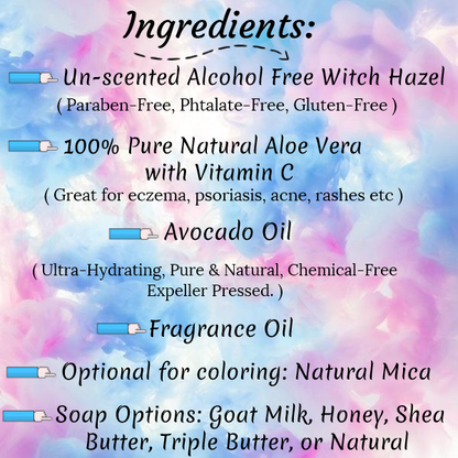 Summer & Spring Scents | Variety Pack Cloth Wipe Bits | Multi Use