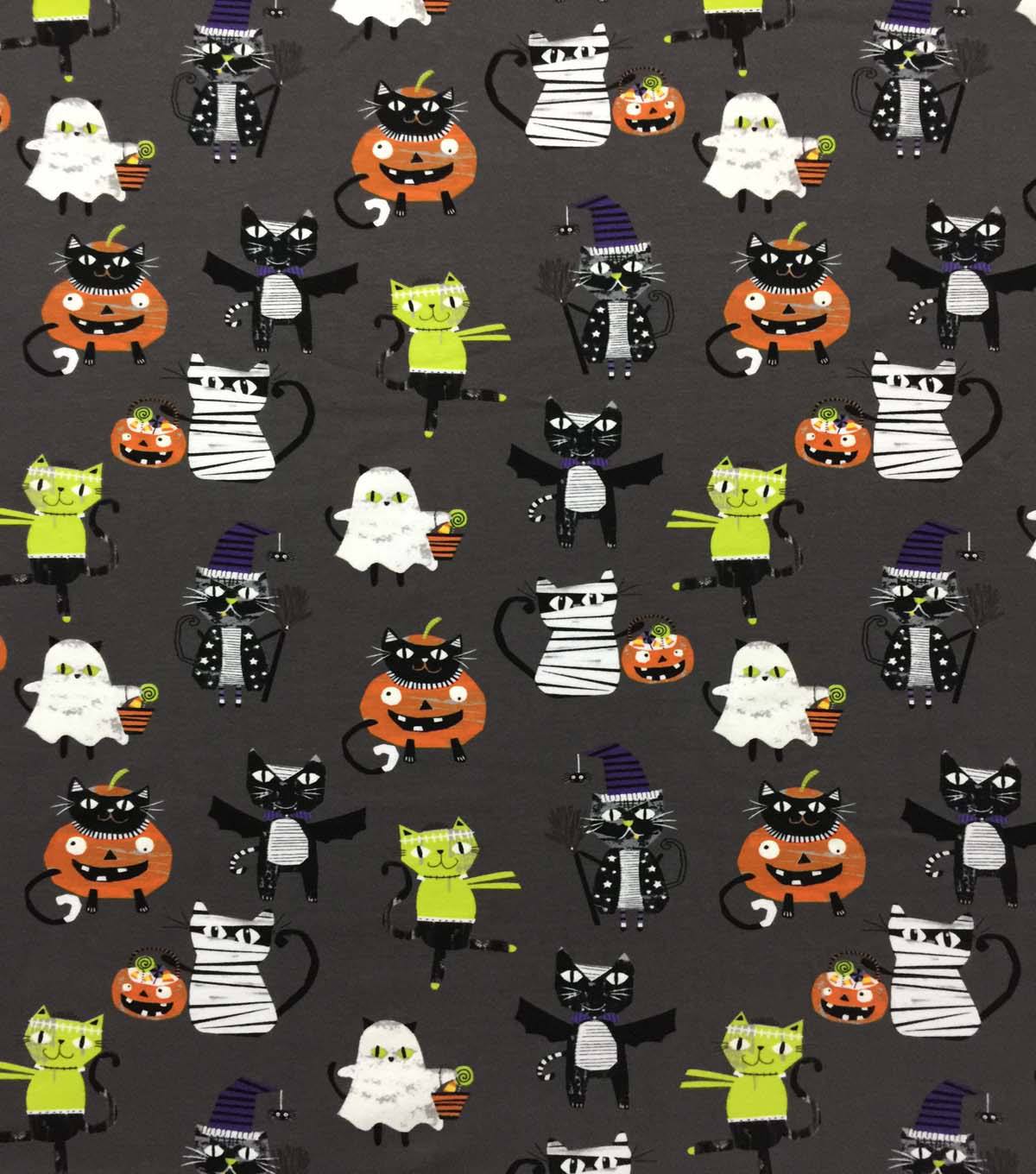 Halloween Kitty Grow with me Shorties | 9 month to 3T | Glow in the dark