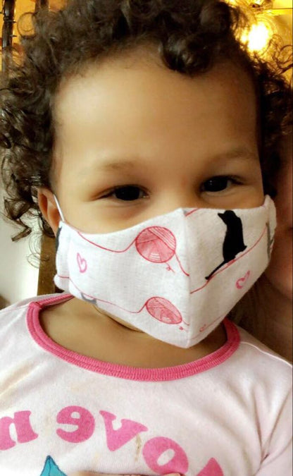Cotton Face Masks | 4 Sizes to choose from | Soft nylon ear loops Adjustable
