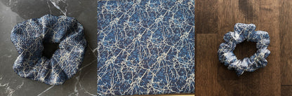 Blue Marble | Custom Hair Scrunchie | Adult Size & Toddler Size | 7 Options