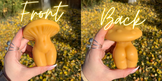 Custom Mushroom Goddess Solid Soap Bar | Soap bar size: 3.75” x 3.25”