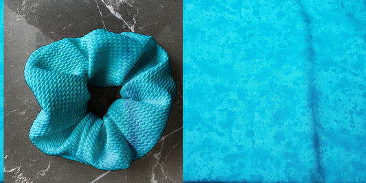 Vibrant Blue Blender | Custom Hair Scrunchie | Adult Size & Toddler Size | 7 Options