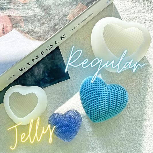 Custom Woven Diamond Heart | Choose Jelly or Regular Soap | Small or large Size