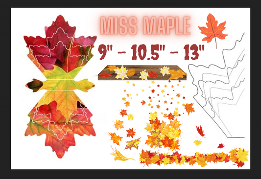 Miss Maple Custom Cloth Pad | 9 inch, 10.5 inch, 13 inch | 2.75" Snapped Width