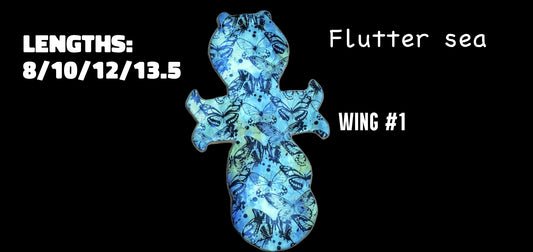 Custom Flutter Sea Cloth Pad | Sizes 8/10/12/13.5 | 2.75" Snapped | 3 Wing Options