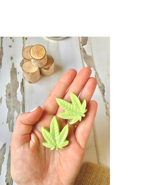 Small Leaf Shaped Hand Soap | 1.6"L x 1.4"W x .04 depth | The perfect Novelty gift for a co-worker, friend, family, or just for yourself!