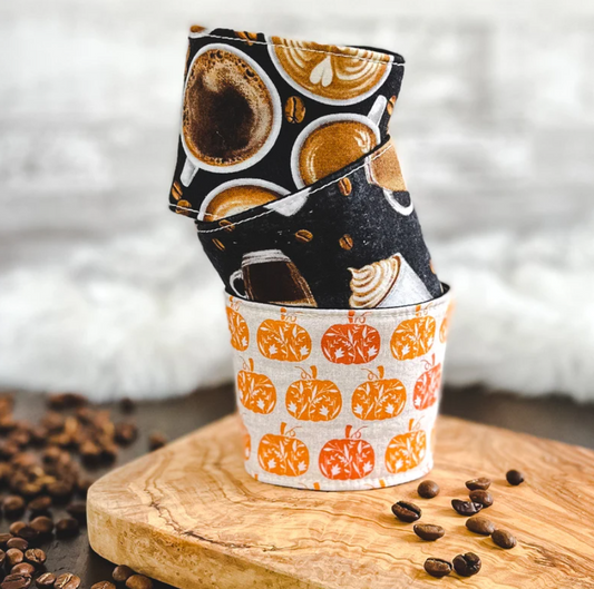 ✌️Reversible Coffee Sleeve☕ | Fits all sizes of Starbucks reusable cold cups, as well as Venti/Grande cold cups