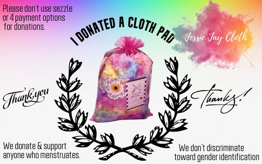 Donate a cloth pad