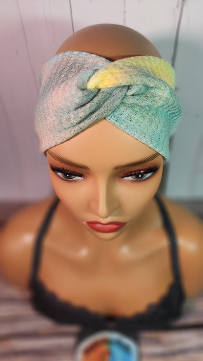 Beach Days A | Medium 21" | RTS Waffle Knit Head Band | Ready to ship | Mask, Knife, Blood, Friday 13th