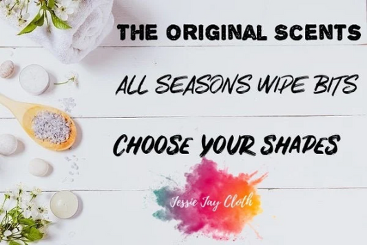 The Original Scents  | Variety Pack Cloth Wipe Bits | Multi Use | 25-50 pieces