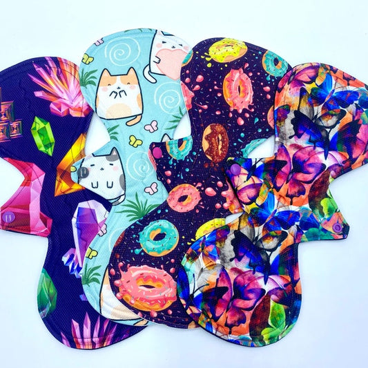 Custom Flexuous Cloth Pad | Double Flared | 3" Snapped Width | 5-16 inches | Extreme Flared