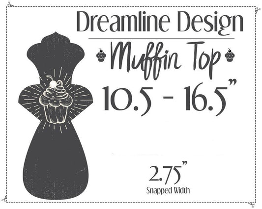 Custom Muffin Top Cloth Pad | 10.5" to 16.5" | 2.75" Snapped Width |