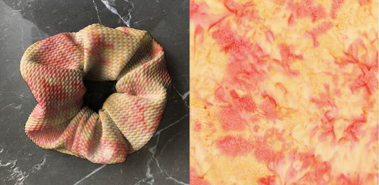 Orange Tie Dye   | Custom Hair Scrunchie | Adult Size & Toddler Size | 7 Options