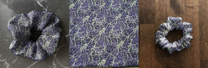 Purple Marble | Custom Hair Scrunchie | Adult Size & Toddler Size | 7 Options