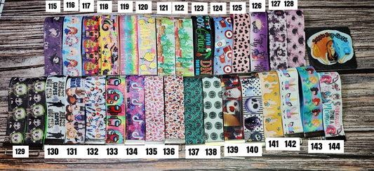 1.5 inch Wide Wristlet Key Fobs | Ribbon & Nylon | Choose your number